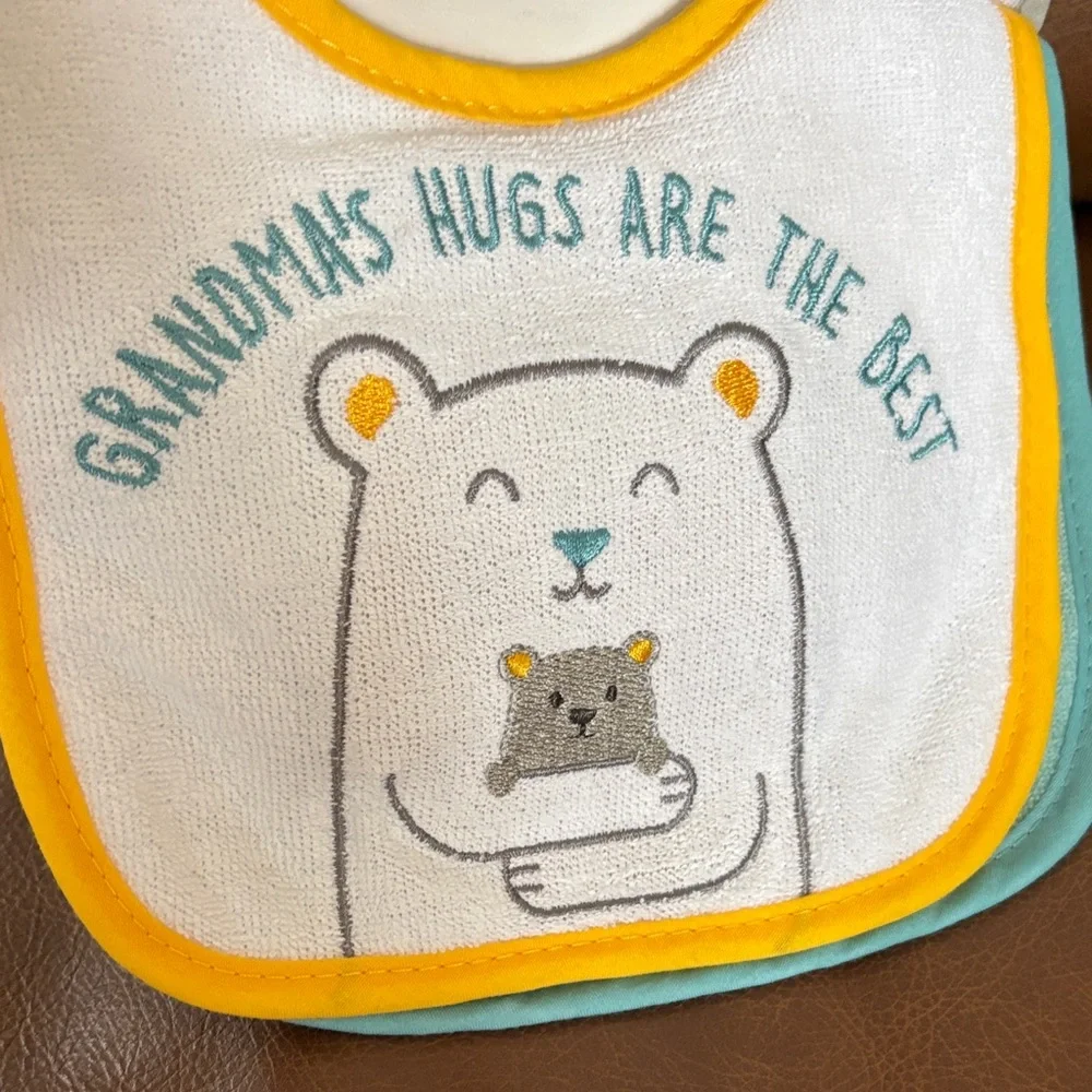 Parent's Choice 4 pack Infant Bibs with Koala Design